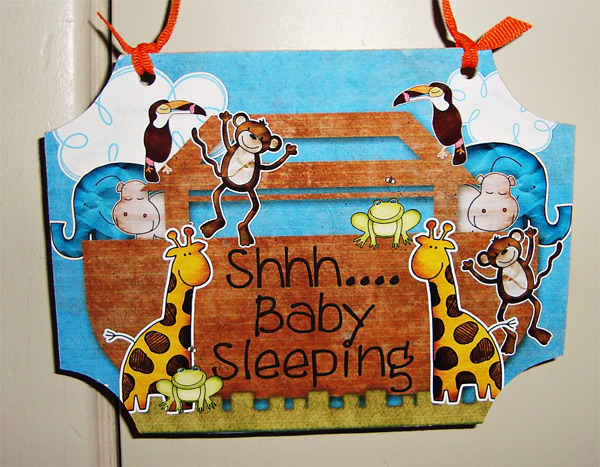 Baby Sleeping Door Hanger