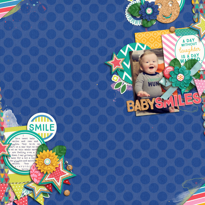 baby smiles