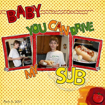 Baby you can drive my sub...