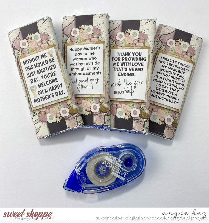 Back - Mother's Day Candy Bar Wrappers