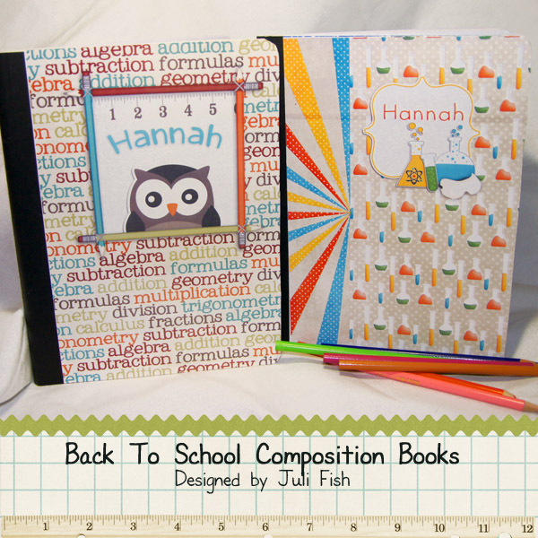 Back To School Composition Books