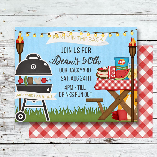 Backyard BBQ Invite
