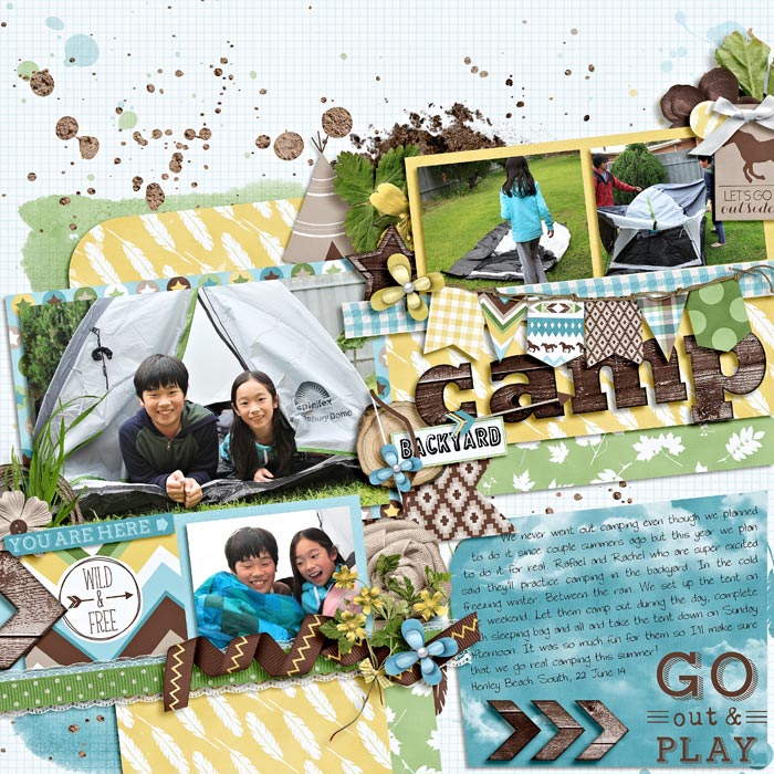 backyard camp