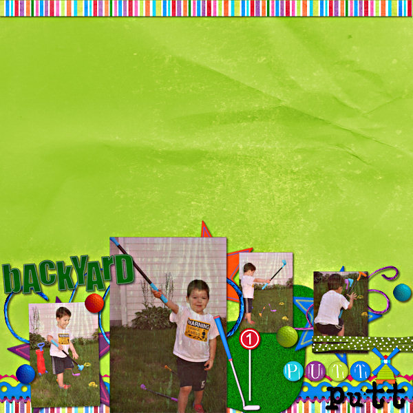 Backyard Putt Putt