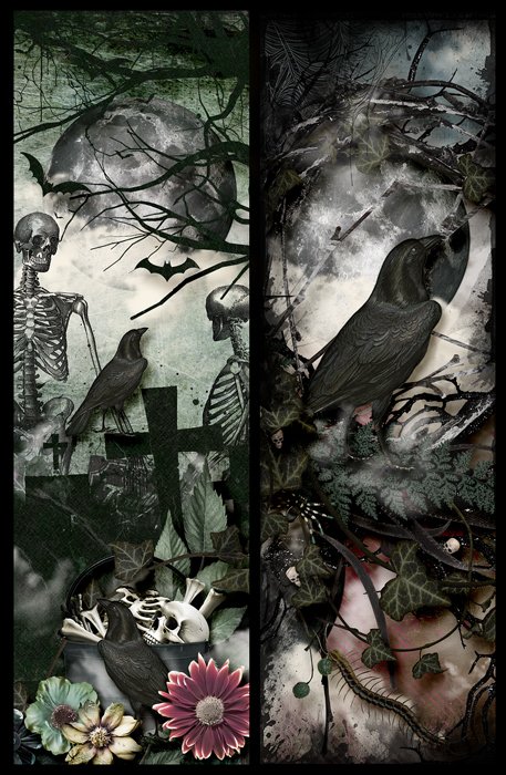 Bag 'o' Bones Bookmark - Front and Back