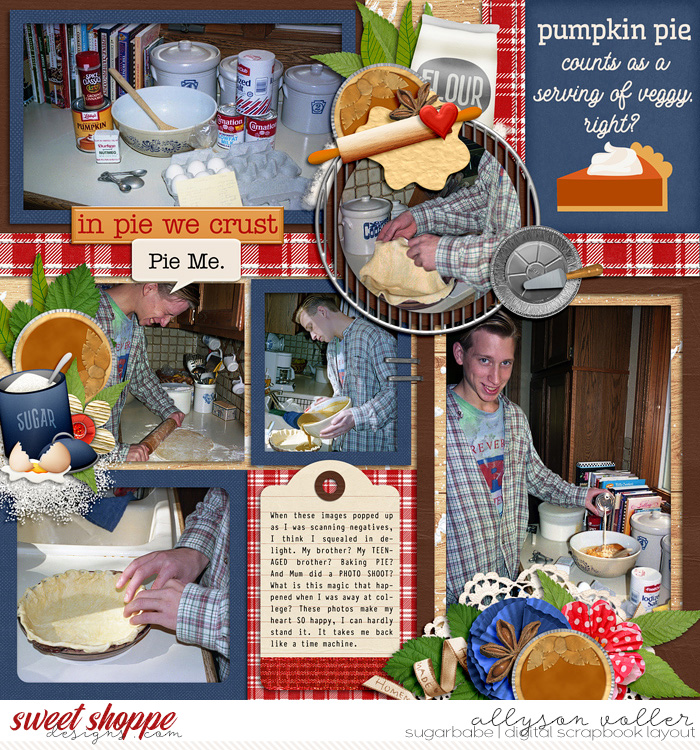 Baking Pies left