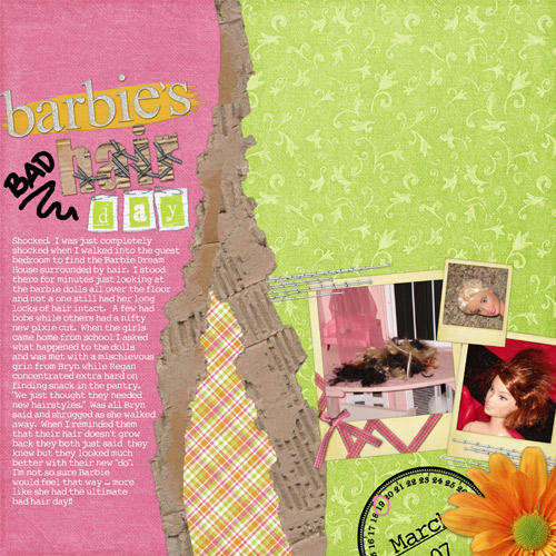 Barbie's Bad Hair Day