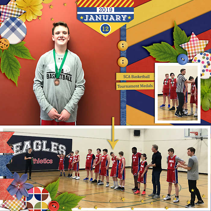 Basketball Tournament Medals