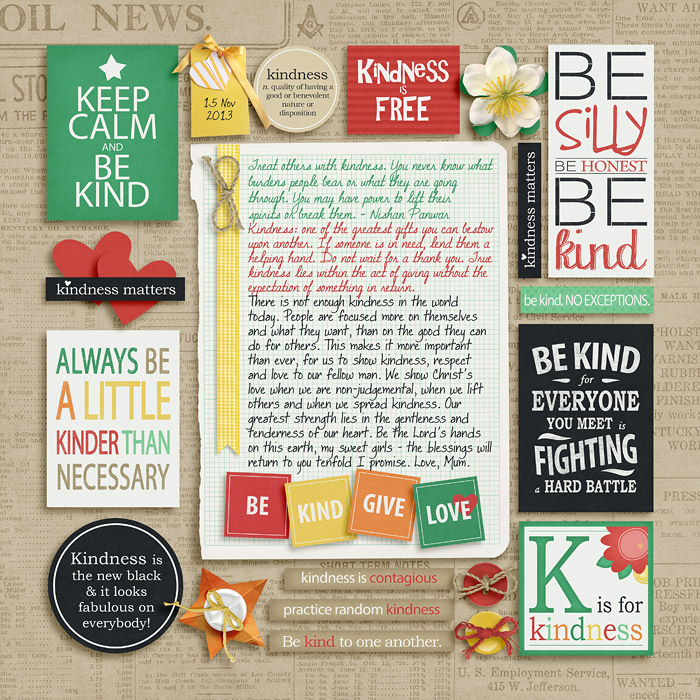 Be kind give love