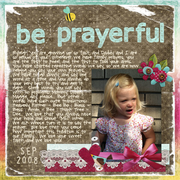 Be Prayerful