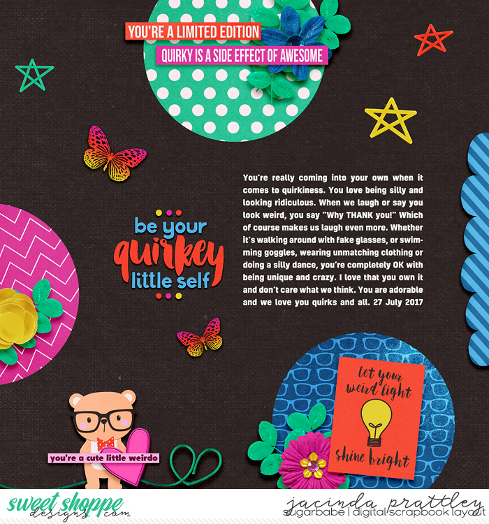 Be your quirky little self