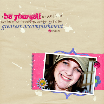be yourself