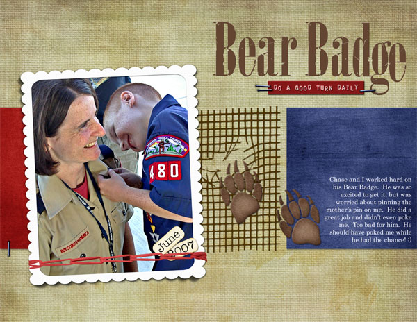 Bear Badge