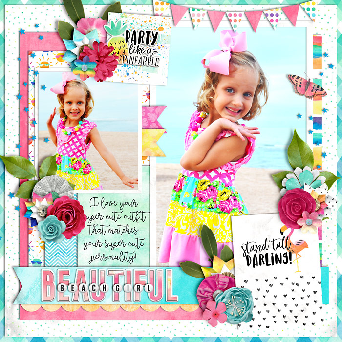 Beautiful Beach Girl
