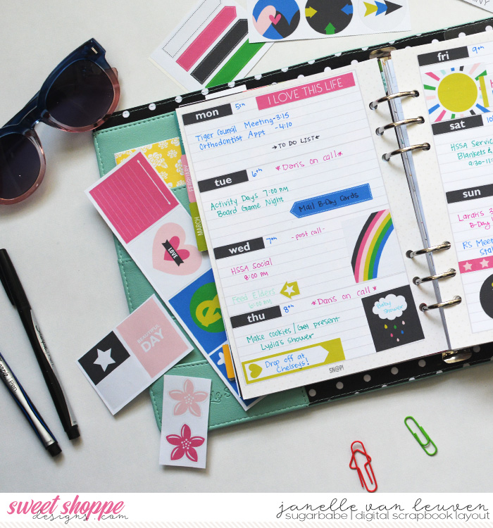 Beautiful Day Planner Spread
