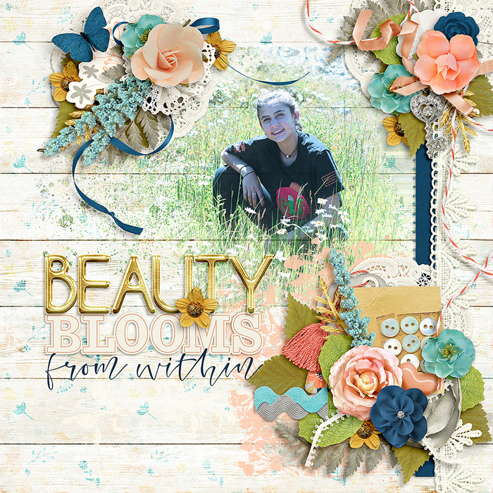 Beauty blooms from within