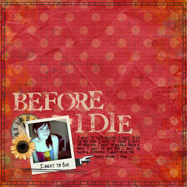 Before I Die: Take two.