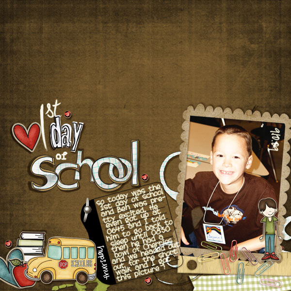 Ben's 1st Day of School