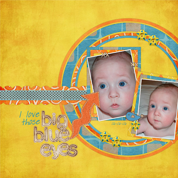 Big blue eyes