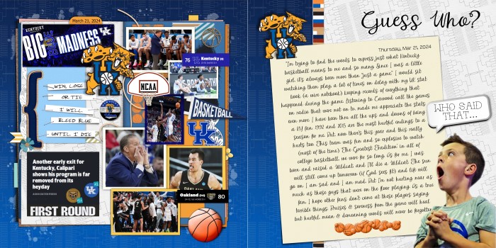 Big Blue Madness-Guess Who?