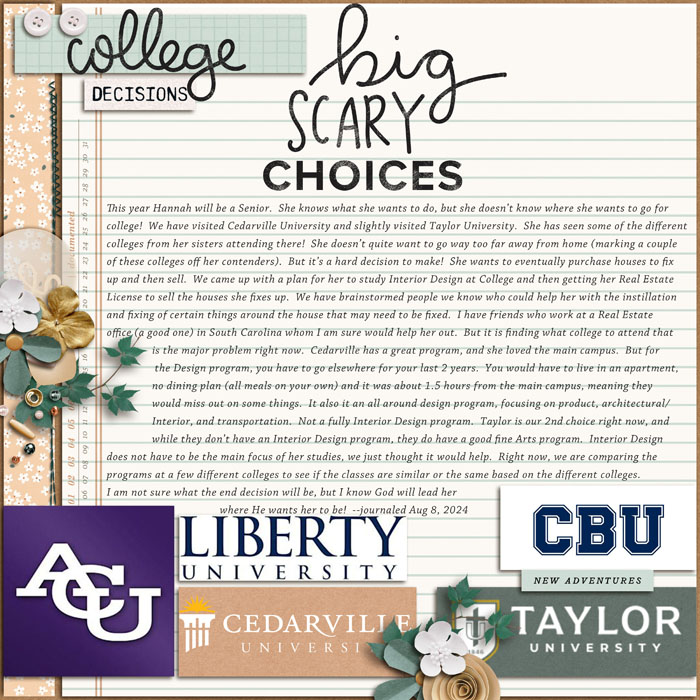 Big Scary Choices
