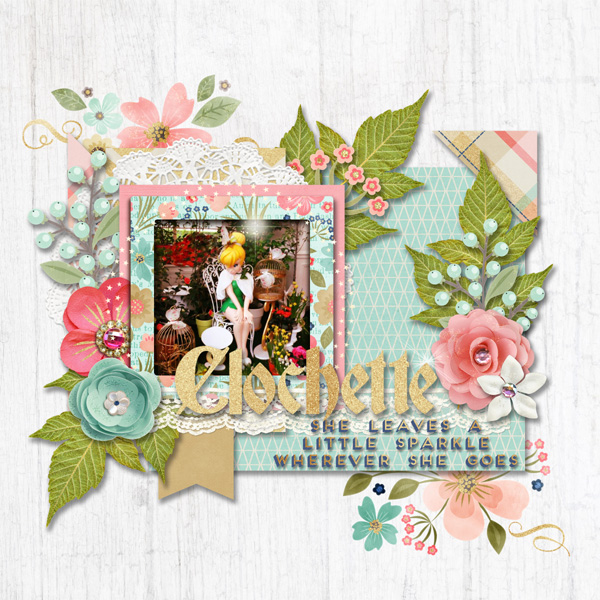 Bingo Apr19:'Min.4 patterned papers: Clochette''