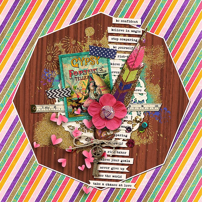 Bingo August 2015 - Bits and pieces