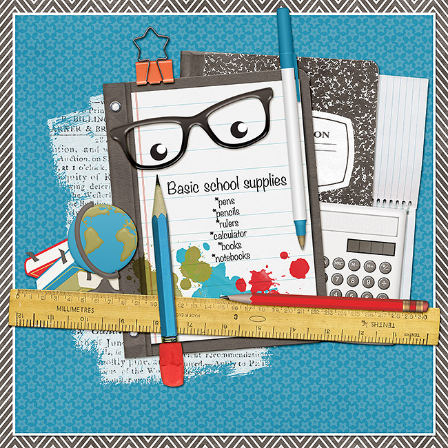 Bingo August 2015 - School Supplies