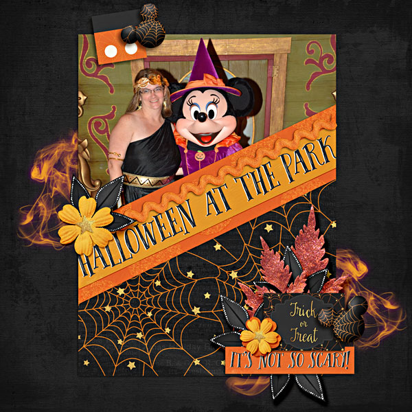 Bingo - Black Background - Halloween at the Park