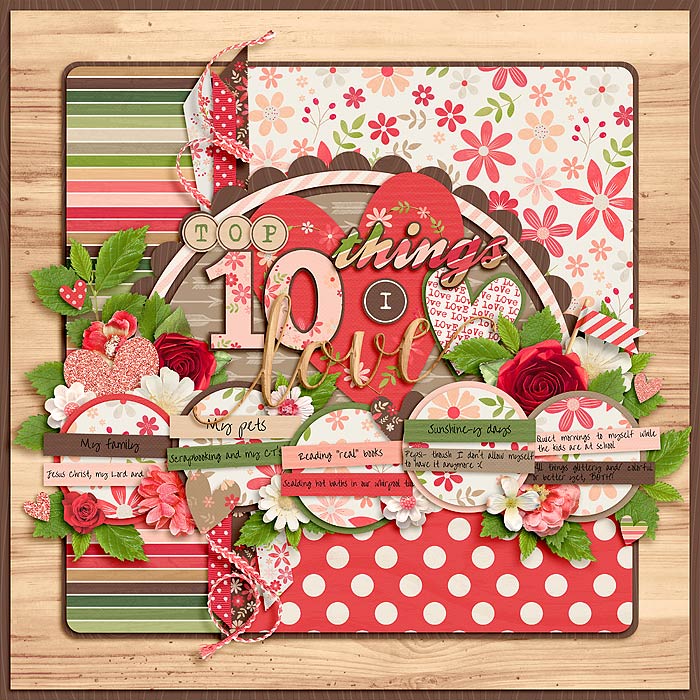 Bingo Challenge #10 - Top 10 Things I Love...