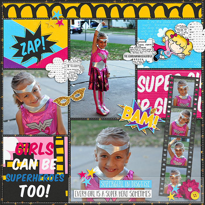 Bingo Challenge #13: Scrap a Pocket Page