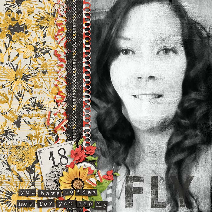 Bingo Challenge #13 -Scrap a Selfie