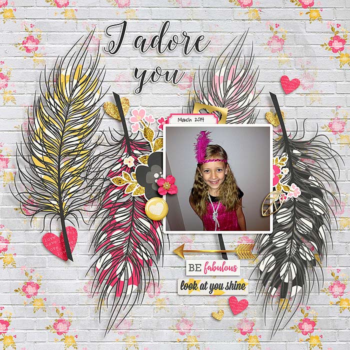 Bingo Challenge #16: Scraplift: Paper to Digi