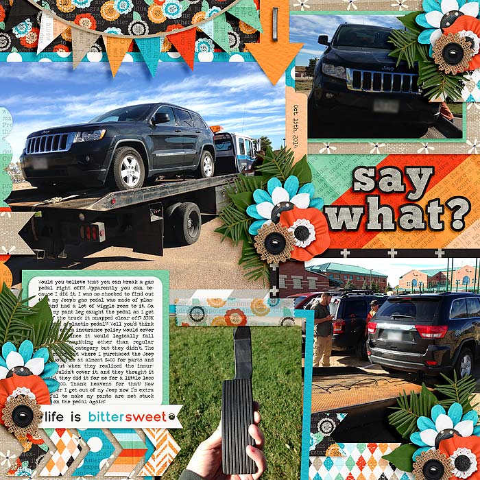 Bingo Challenge #19 - Oh Snap! Scrap a Bad Day/Event