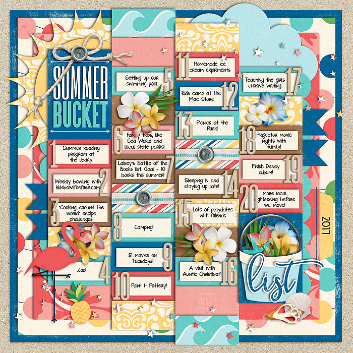 Bingo Challenge #20: Summer Bucket List