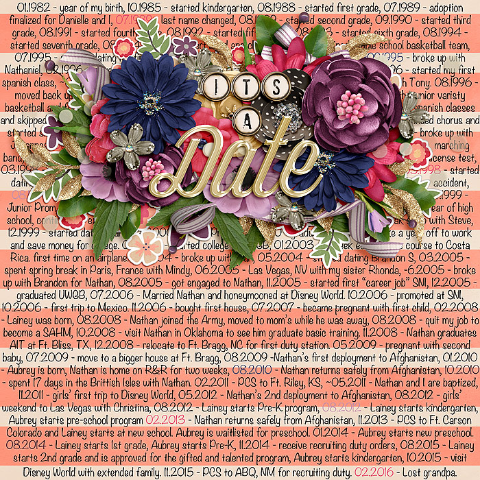 Bingo Challenge #22: It's a Date