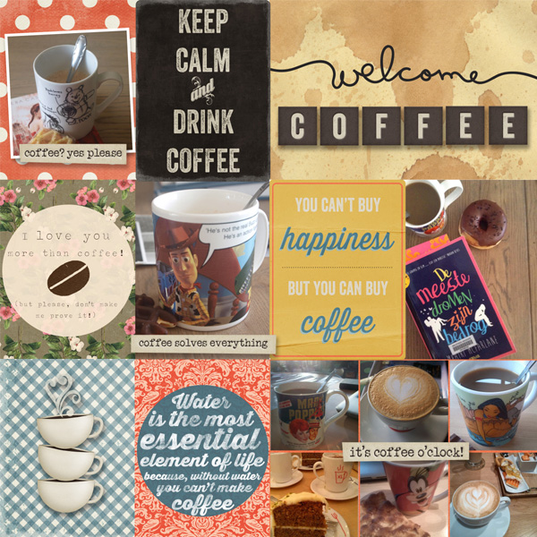 Bingo Jan Nr4 - 4 Pocket Cards: Coffee