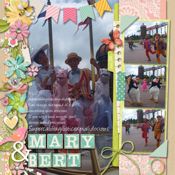 Bingo March Nr21: 'Journal on your photo: Mary & Bert'