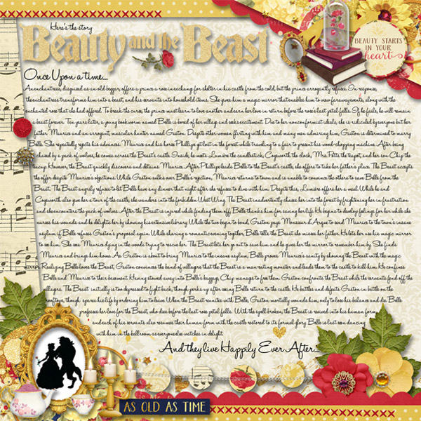 Bingo March Nr6: 'Here's The Story: Beauty & The Beast'