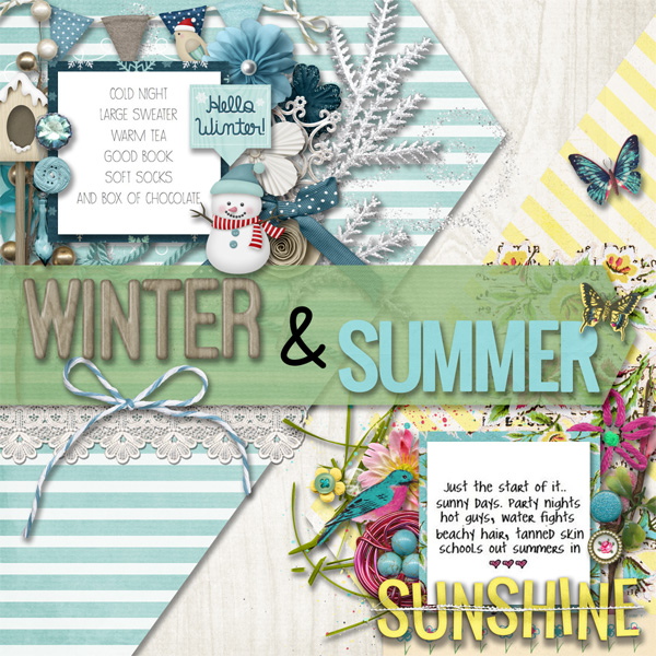Bingo May12: 'Opposites Attract: Winter&Summer'