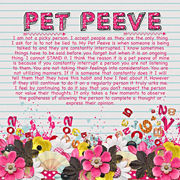 Bingo - Notepaper - Pet Peeve
