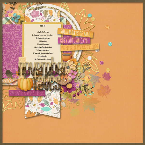 Bingo Nov6: 'November Faves'