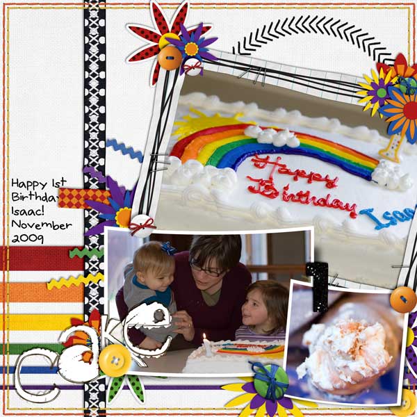 Birthday Cake 12x12
