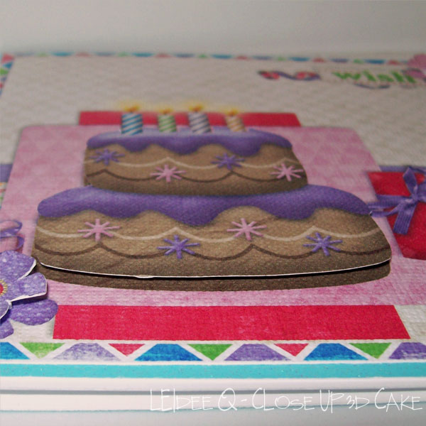 Birthday Card - Cake Close Up