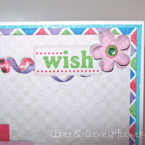 Birthday Card - Flower Close Up