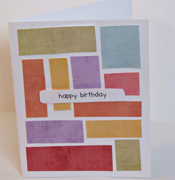 Birthday Card Quilt Style