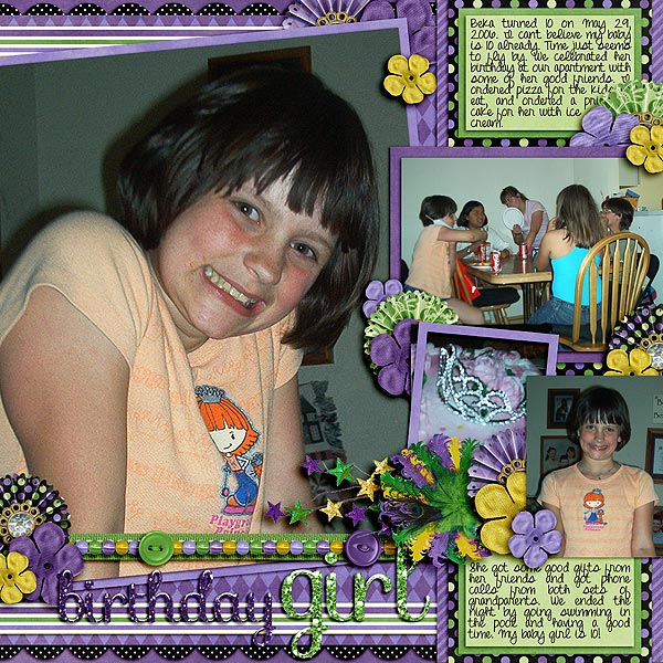 Birthday girl