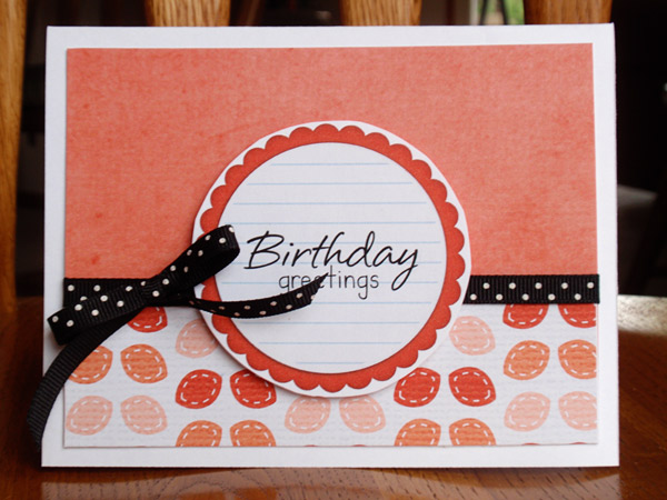 Birthday Greetings Card {hybrid}