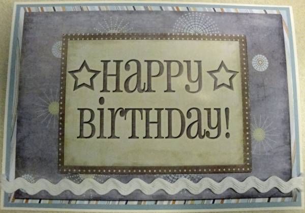 Birthday Letterpress Card