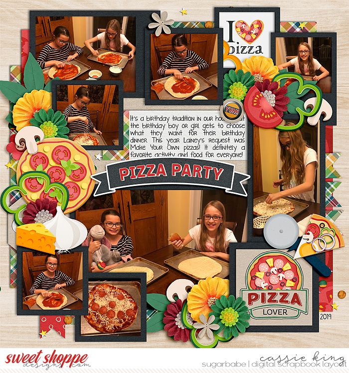 Birthday Pizzas